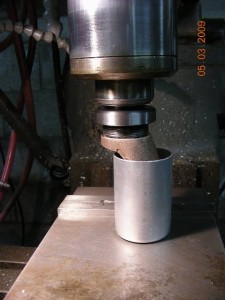 Indexing receiver casting before adding fixturing metal