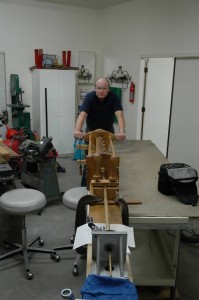 Hank Elwood - exercising on rifling machine