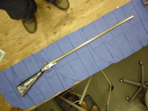 Prototype with folded steel flask